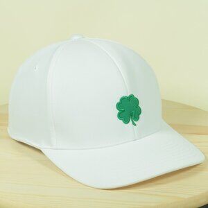 G/FORE Irish Built Golf Hat Mens Snapback Snow White Clover St Patricks Day